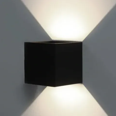 LAMPA ŚCIENNA ELEWACYJNA ZEWNĘTRZNY KINKIET LED 6W IP65 GÓRA DÓŁ LOFT