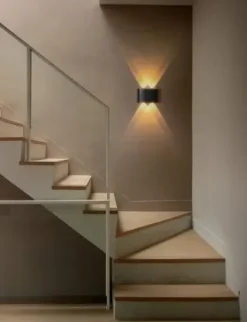 LAMPA ŚCIENNA ELEWACYJNA ZEWNĘTRZNY KINKIET LED 4W IP65 GÓRA DÓŁ