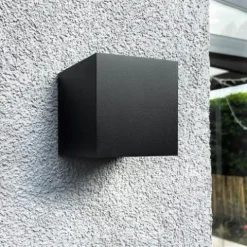 LAMPA ŚCIENNA ELEWACYJNA ZEWNĘTRZNY KINKIET LED 6W IP65 GÓRA DÓŁ LOFT