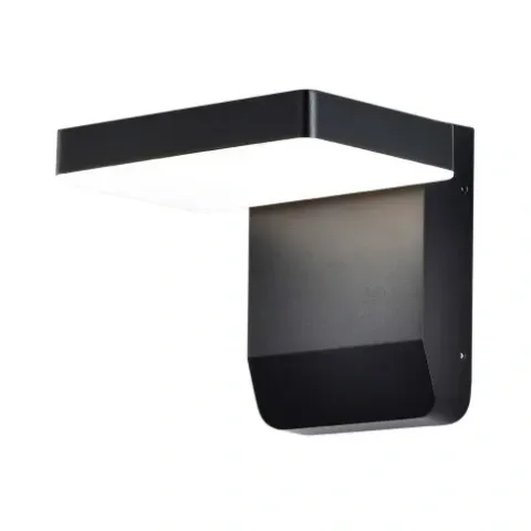 Lampa ścienna zewnętrzna oprawa elewacyjna LED 20W czarna V-TAC