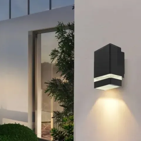 Lampa elewacyjna LED GU10 kinkiet ogrodowy 1xGU10 aluminium IP54