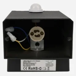 Lampa elewacyjna zewnętrzna kinkiet ogrodowy PIR
