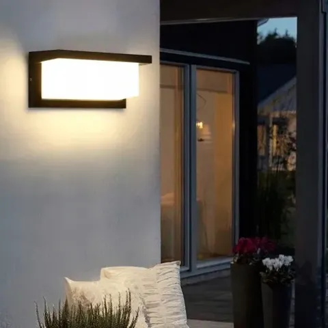 Lampa elewacyjna zewnętrzna kinkiet ogrodowy E27