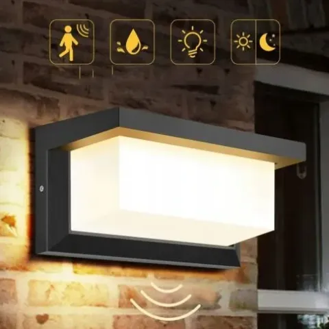 Lampa elewacyjna zewnętrzna kinkiet ogrodowy E27