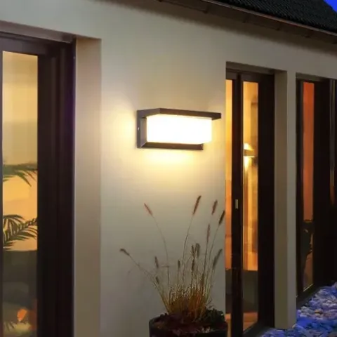 Lampa elewacyjna zewnętrzna kinkiet ogrodowy E27