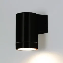 Lampa elewacyjna zewnętrzna kinkiet ogrod QR10b BK