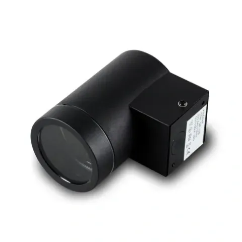 Lampa elewacyjna zewnętrzna kinkiet ogrod QR10b BK