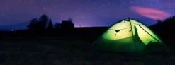 LAMPA KEMPINGOWA SOLARNA LED USB POWERBANK LATARKA SKŁADANA Z UCHWYTEM