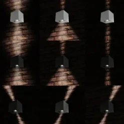 Lampa kinkiet ogrodowy G9 elewacyjna zewnętrzna LED