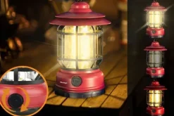 LAMPA LAMPKA LED TURYSTYCZNA KEMPINGOWA AKUMULATOROWA WISZĄCA ŁADOWANA USB
