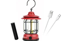 LAMPA LAMPKA LED TURYSTYCZNA KEMPINGOWA AKUMULATOROWA WISZĄCA ŁADOWANA USB