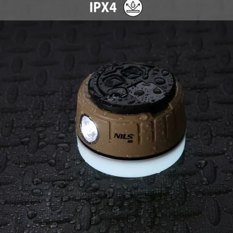LAMPA LATARKA TURYSTYCZNA KEMPINGOWA POD NAMIOT USB LED 500+100 lm NILS CAM