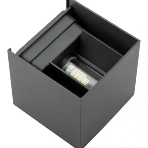 Lampa Ogrodowa Ścienna Kinkiet Elewacyjny Zewnętrzny GÓRA DÓŁ + LED G9 5W