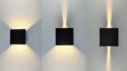 Lampa Ogrodowa Ścienna Kinkiet Elewacyjny Zewnętrzny GÓRA DÓŁ + LED G9 5W