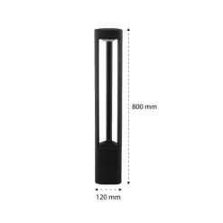 Lampa Ogrodowa 80cm GX53 stojąca słupek zewnętrzna