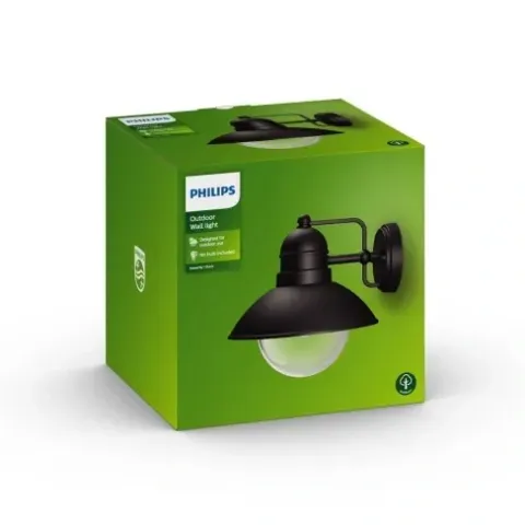 Lampa Ogrodowa LED Kinkiet Elewacyjny HOVERFLY E27 IP44 Latarnia PHILIPS