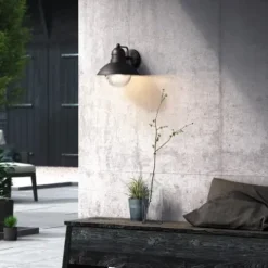 Lampa Ogrodowa LED Kinkiet Elewacyjny HOVERFLY E27 IP44 Latarnia PHILIPS