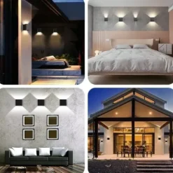 Lampa Ogrodowa REGULOWANA Kinkiet Elewacyjny LED