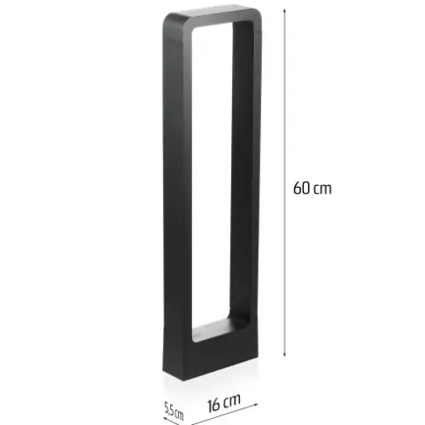 LAMPA OGRODOWA STOJĄCA 60cm ZEWNĘTRZNA SŁUPEK LED