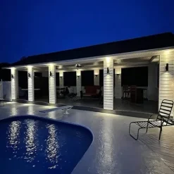 Lampa Oprawa elewacyjna Kinkiet ogrodowa GU10 LED