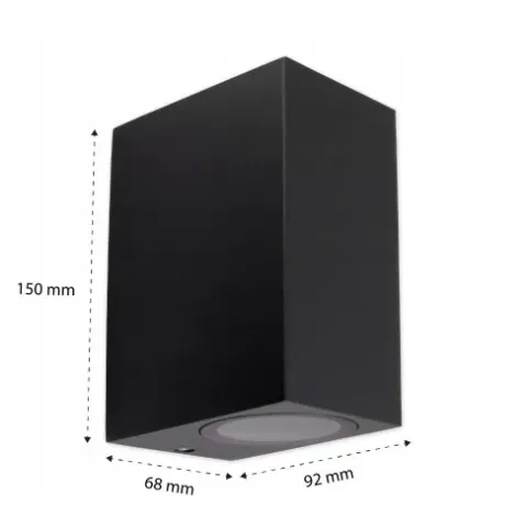 Lampa Oprawa elewacyjna Kinkiet ogrodowa GU10 LED
