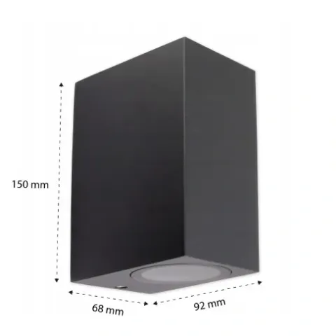 Lampa Oprawa elewacyjna Kinkiet ogrodowa GU10 LED