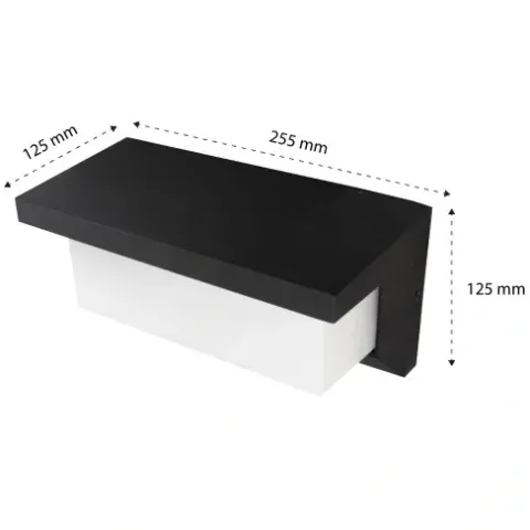 Lampa Oprawa elewacyjna Kinkiet ogrodowa LED SMD
