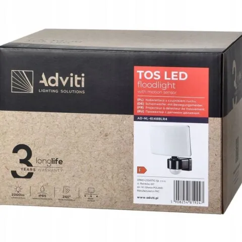 LAMPA ZEWNĘTRZNA HALOGEN LED 30W Z CZUJNIK RUCHU ZMIERZCHU REGULOWANA