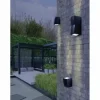 Lampa zewnętrzna kinkiet elewacyjny REZIA 1 czarna