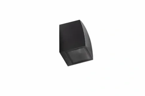 Lampa zewnętrzna kinkiet elewacyjny REZIA 1 czarna