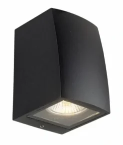 Lampa zewnętrzna kinkiet elewacyjny REZIA 1 czarna