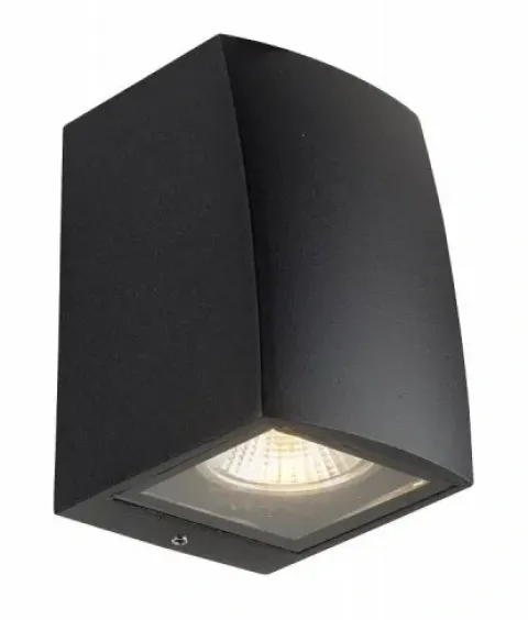 Lampa zewnętrzna kinkiet elewacyjny REZIA 1 czarna