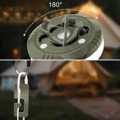 LAMPKA KEMPINGOWA DO NAMIOTU ZEWNĘTRZNEGO, BAJKOWA LAMPKA LED USB 1800MAH