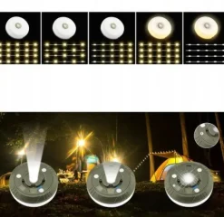 LAMPKA KEMPINGOWA DO NAMIOTU ZEWNĘTRZNEGO, BAJKOWA LAMPKA LED USB 1800MAH