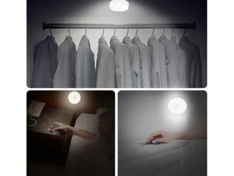 Lampka nocna czujnik zmierzchu ruchu magnetyczna bezprzewodowa led