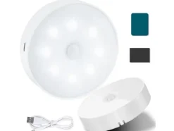 Lampka nocna czujnik zmierzchu ruchu magnetyczna bezprzewodowa led