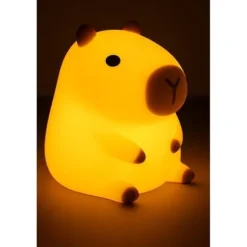 Lampka Nocna Miękka dla Dzieci Silikonowa na Baterie Kapibara 11cm
