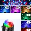 Lampy Dyskotekowe Kule LED Disco Lights 2 Szt Pilot USB Imprezowe RGB
