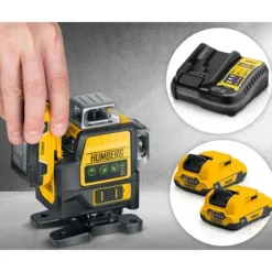 Laser krzyżowy w walizce + statyw Humberg HM-171