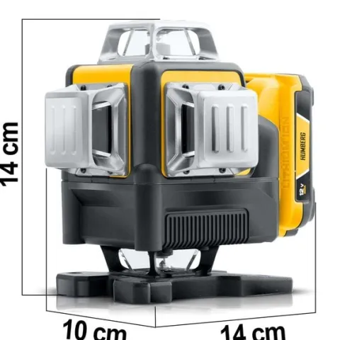 Laser krzyżowy w walizce + statyw Humberg HM-171