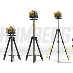 Laser krzyżowy w walizce + statyw Humberg HM-171
