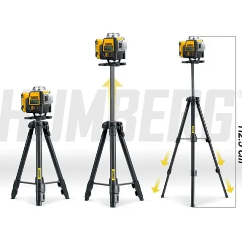 Laser krzyżowy w walizce + statyw Humberg HM-171