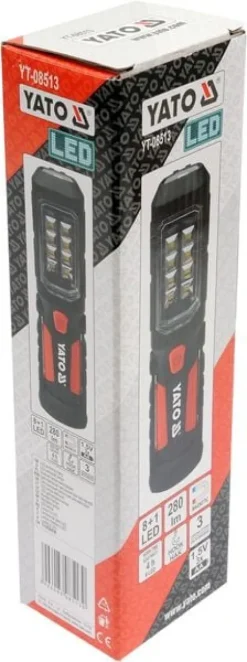 LATARKA WARSZTATOWA 2W1 LED MAGNET 3XAA - YT-08513