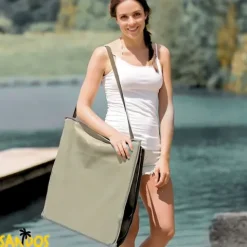 Leżak plażowy do opalania składany DEKTRI