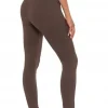 Legginsy Prążkowane Damskie z Wysokim Stanem Modne Fit Getry MORAJ S/M