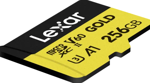 Lexar microSDXC Gold 256GB UHS-II U3 V60 A1 R 280MB/s W 180MB/s