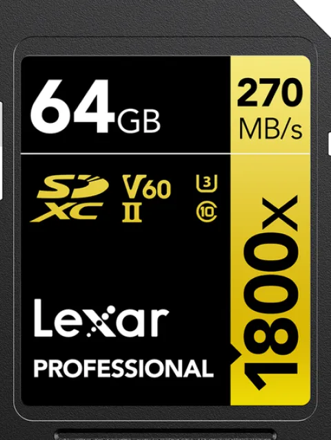 Lexar Pro Karta pamięci 64GB 280MB/s 1800X SDXC