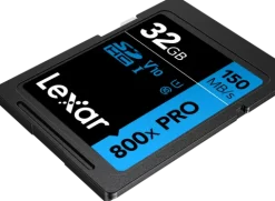 Lexar SDHC 800x Pro UHS-I cards, C10 (V10) U1, R150, 32GB