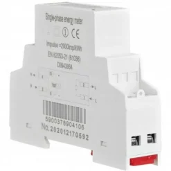 LICZNIK JEDNOFAZOWY LCD 40A 5A POMIAR ENERGII KWH NA SZYNĘ