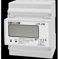 LICZNIK TRÓJFAZOWY L3F-2W IMPORT/EKSPORT 100A 230V400V AC